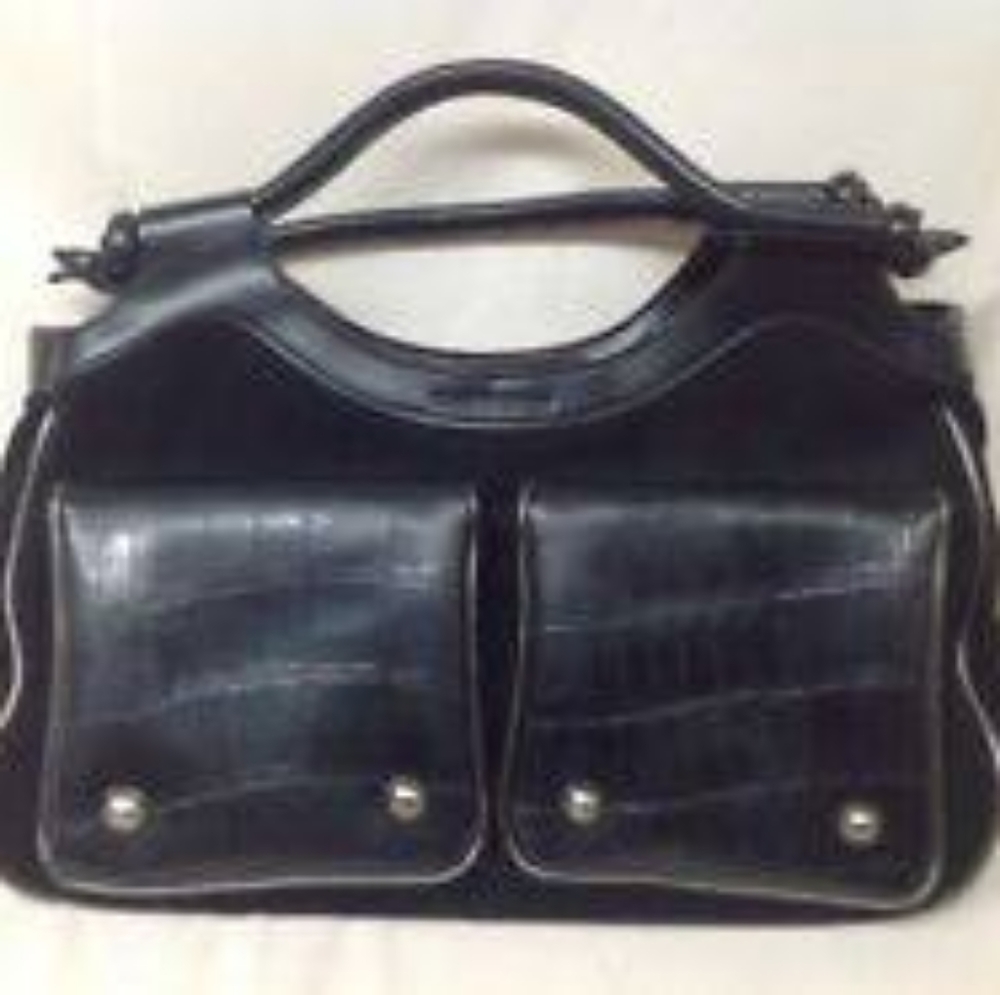 Isaac Mizrahi For Target Black leather bag